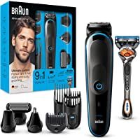 Braun 9 En 1 Recortadora todo en uno MGK5080- Máquina recortadora barba- cortapelos- recortador de vello de nariz y…